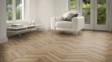 View of Esker Oak Pattern luxury vinyl tile by Amtico