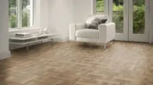 View of Esker Oak Pattern luxury vinyl tile by Amtico