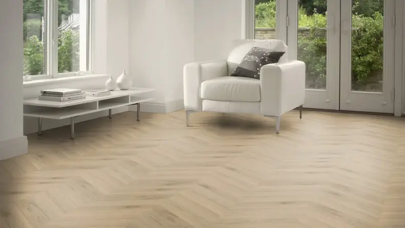 View of Brambly Oak Pattern luxury vinyl tile by Amtico
