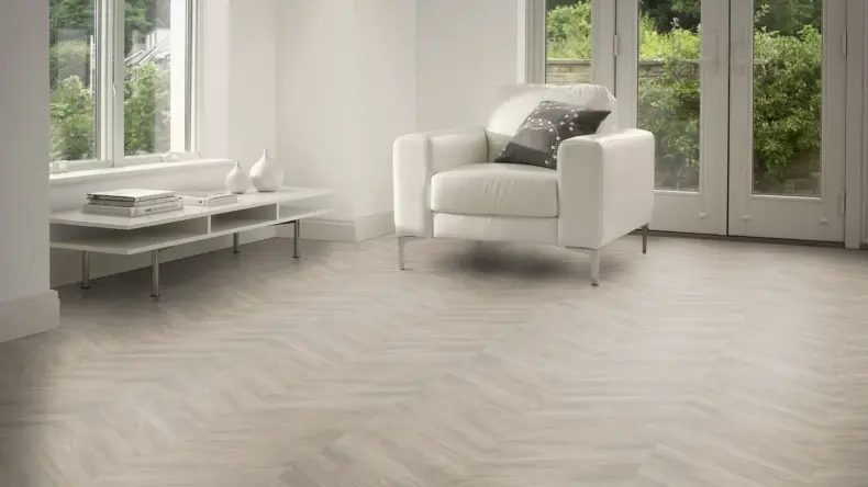 View of Gotland Oak Pattern luxury vinyl tile by Amtico