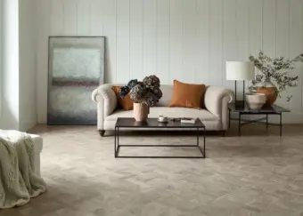 View of Gotland Oak Pattern luxury vinyl tile by Amtico