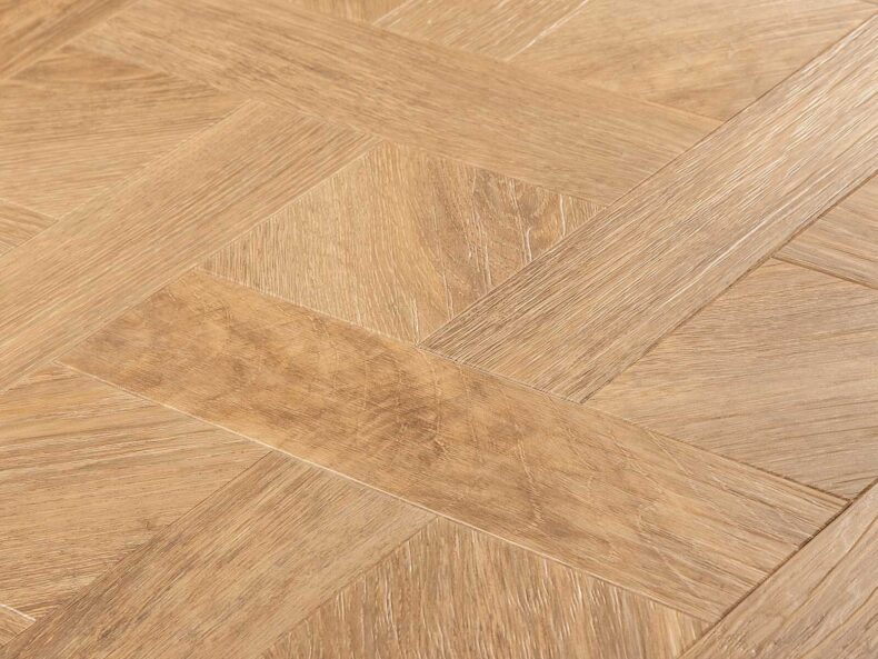 View of Fawn Oak Pattern luxury vinyl tile by Amtico