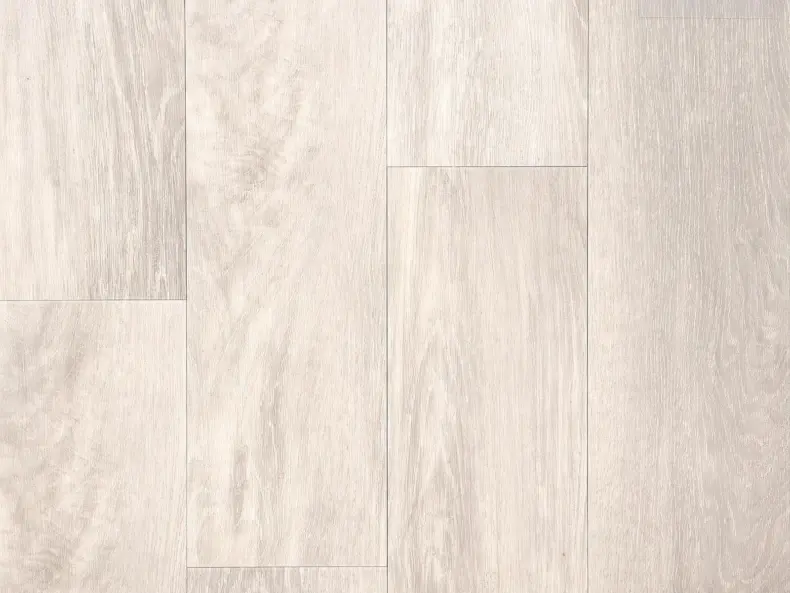 View of Dusted Oak Wide Plank luxury vinyl tile by Amtico