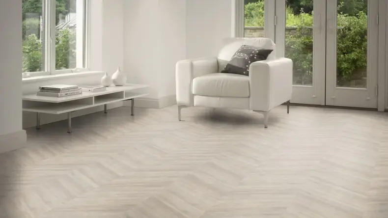 View of Seaboard Oak Pattern luxury vinyl tile by Amtico
