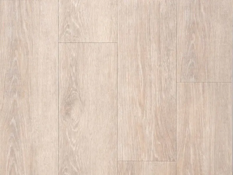 View of Shell Oak Narrow Plank luxury vinyl tile by Amtico