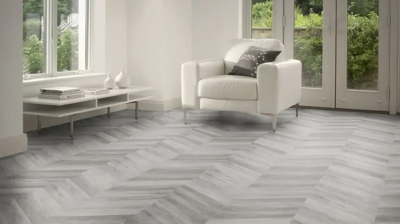 View of Valley Oak Pattern luxury vinyl tile by Amtico