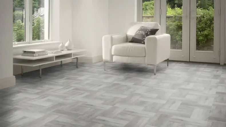 View of Valley Oak Pattern luxury vinyl tile by Amtico