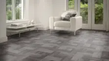 View of Burnished Timber Pattern luxury vinyl tile by Amtico