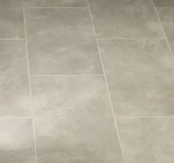 View of City Concrete luxury vinyl tile by Amtico