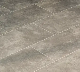 View of Brisk Stone luxury vinyl tile by Amtico