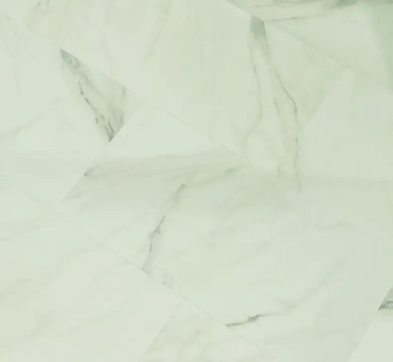 View of Clarence Marble luxury vinyl tile by Amtico