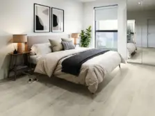 View of Salt Washed Timber luxury vinyl tile by Amtico