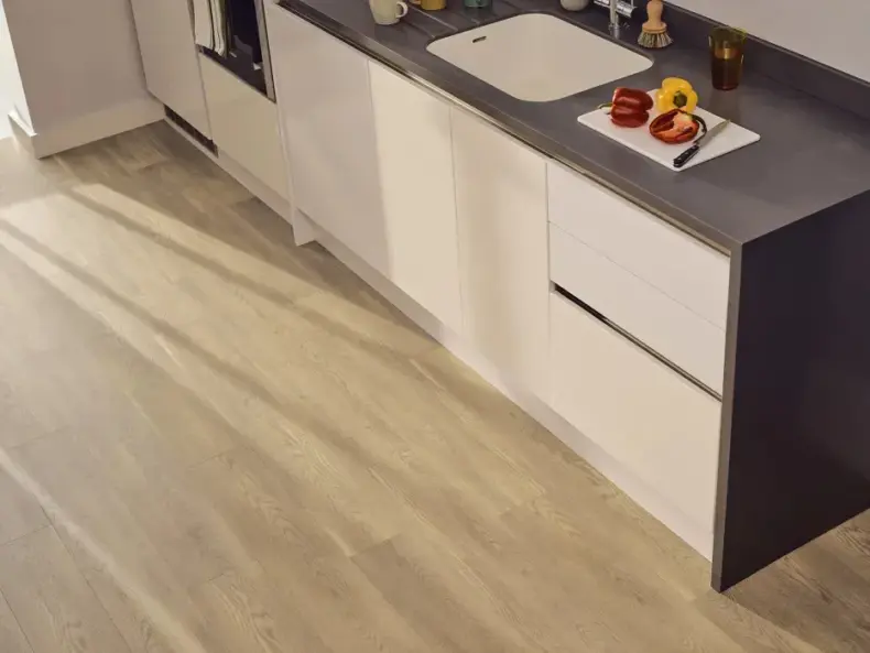 View of Smokehouse Oak luxury vinyl tile by Amtico