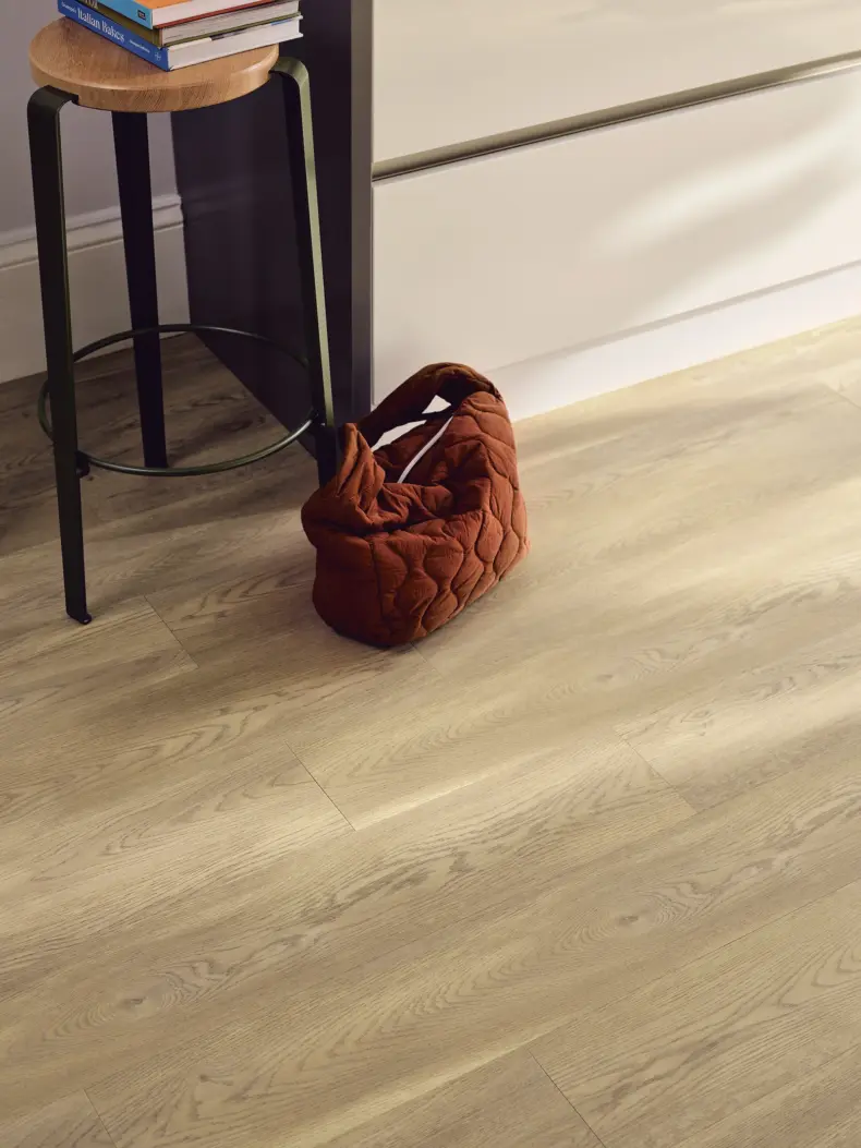 View of Smokehouse Oak luxury vinyl tile by Amtico