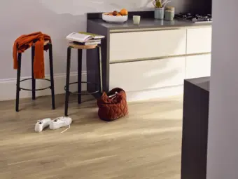 View of Smokehouse Oak luxury vinyl tile by Amtico