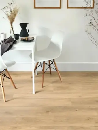View of Meadow Oak luxury vinyl tile by Amtico