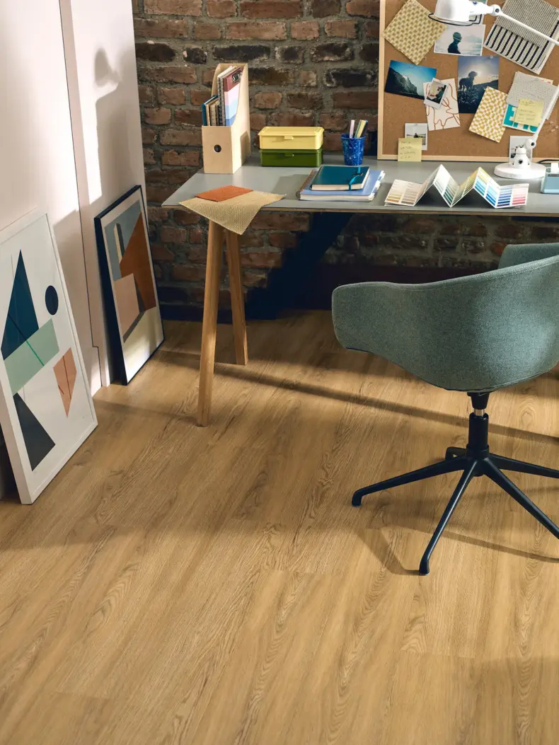 View of Mead Oak luxury vinyl tile by Amtico