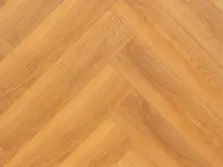 View of Spacia Honey Oak in Small Parquet luxury vinyl tile by Amtico
