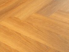 View of Spacia Honey Oak in Small Parquet luxury vinyl tile by Amtico