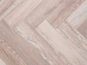 View of Spacia Washed Salvaged Timber in Large Parquet luxury vinyl tile by Amtico