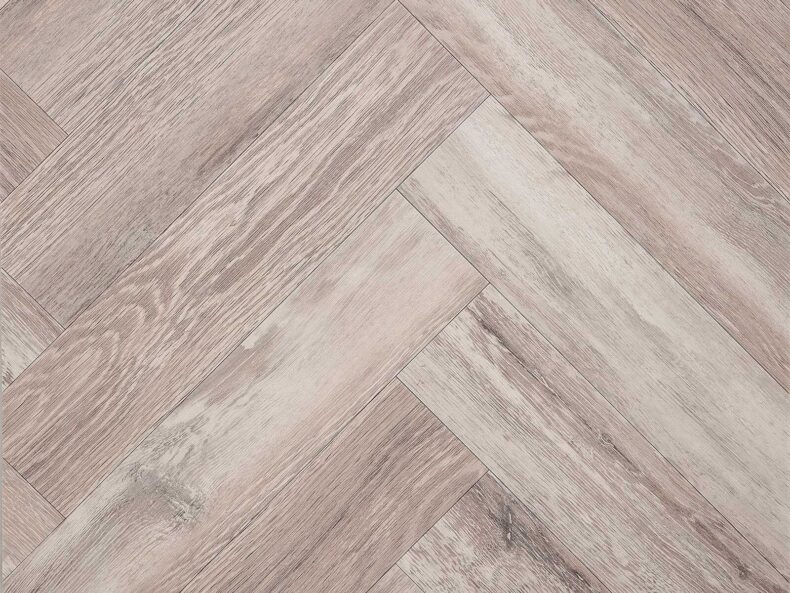 View of Spacia Urban Salvaged Timber in Large Parquet luxury vinyl tile by Amtico