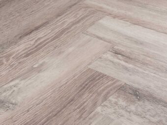 View of Spacia Urban Salvaged Timber in Large Parquet luxury vinyl tile by Amtico