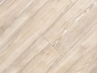 View of Spacia White Ash in Large Parquet luxury vinyl tile by Amtico