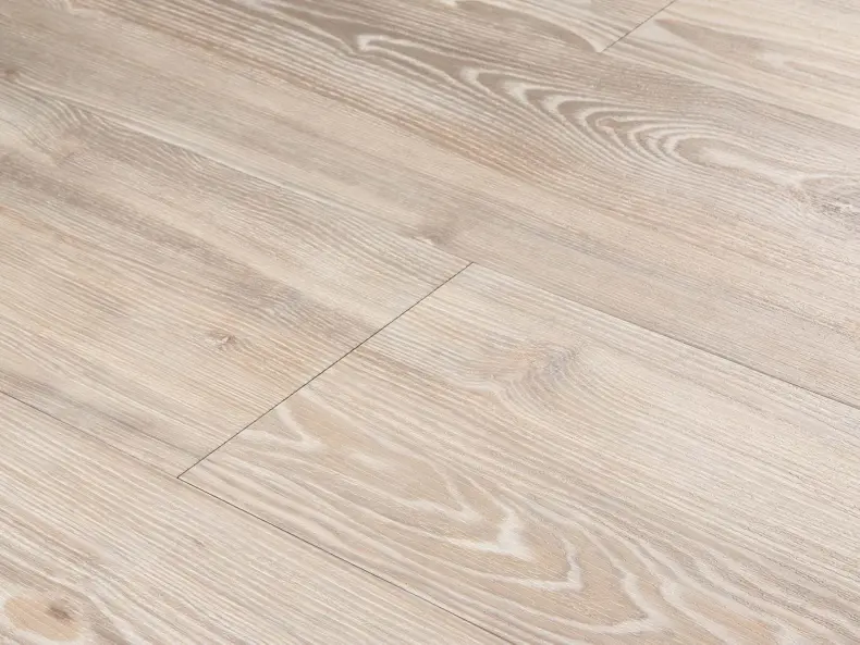 View of Spacia White Ash in Large Parquet luxury vinyl tile by Amtico
