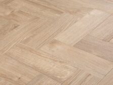 View of Spacia Sun Bleached Oak in Large Parquet luxury vinyl tile by Amtico