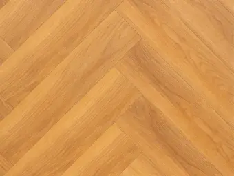 View of Spacia Honey Oak in Large Parquet luxury vinyl tile by Amtico