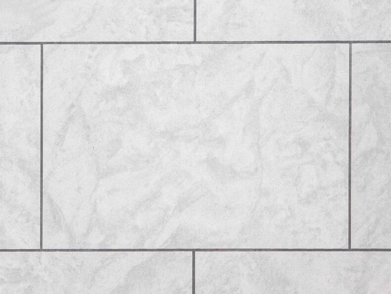 View of Spacia Ceramic Light Small Square luxury vinyl tile by Amtico
