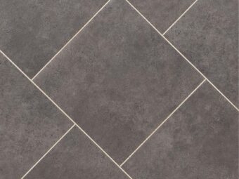 View of Spacia Ceramic Flint Small Rectangle luxury vinyl tile by Amtico