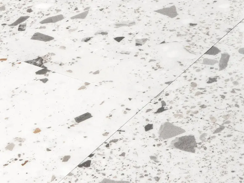 View of Spacia Amalfi Large Square luxury vinyl tile by Amtico