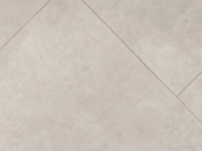 View of Spacia Villa Concrete Small Square luxury vinyl tile by Amtico
