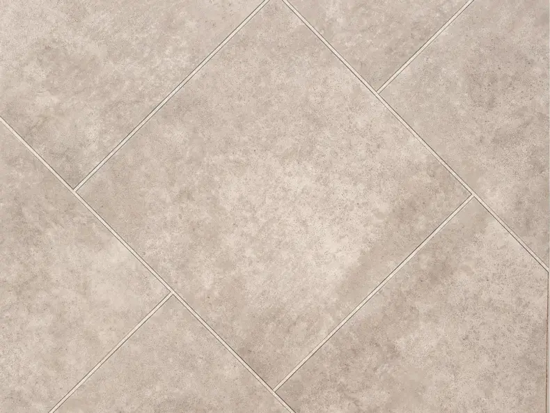 View of Spacia Plaza Concrete Large Square luxury vinyl tile by Amtico