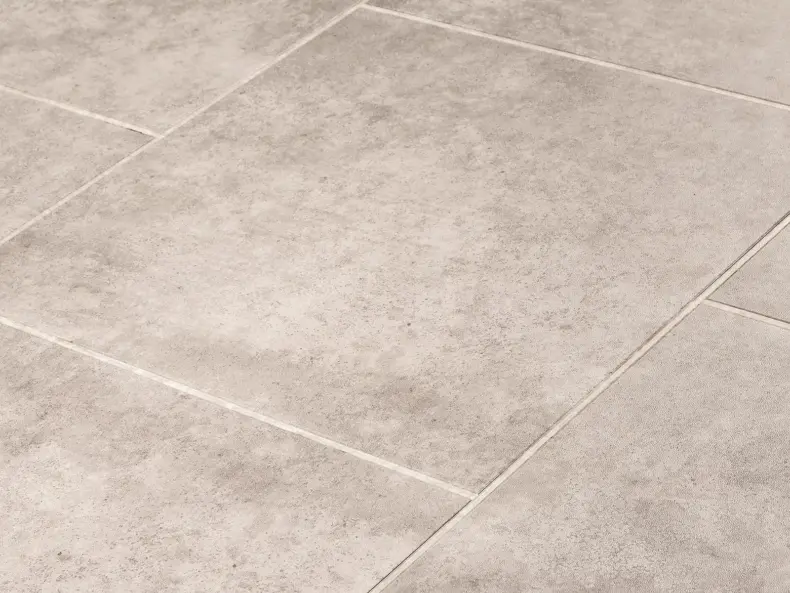 View of Spacia Plaza Concrete Large Square luxury vinyl tile by Amtico