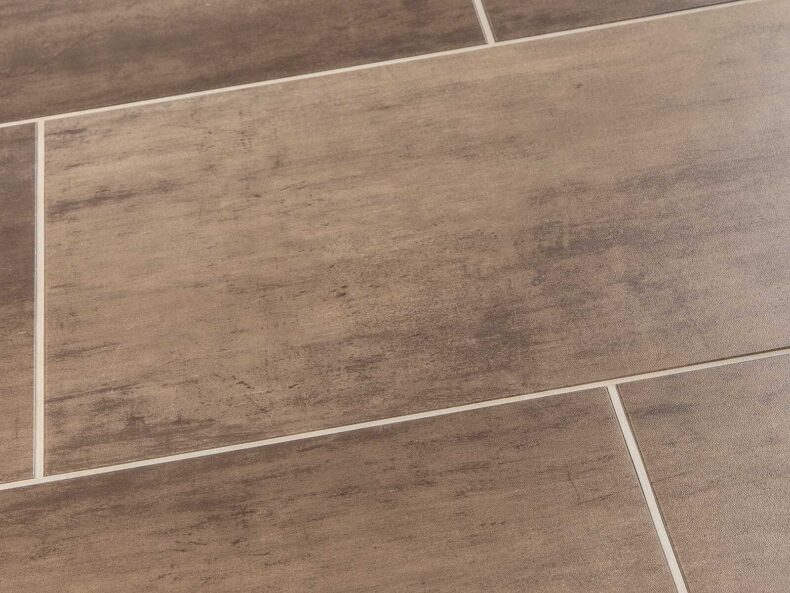 View of Spacia Bronze Small Rectangle luxury vinyl tile by Amtico
