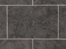 View of Spacia Monmouth Slate Small Square luxury vinyl tile by Amtico
