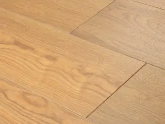 View of Spacia Pale Ash Wide Plank luxury vinyl tile by Amtico
