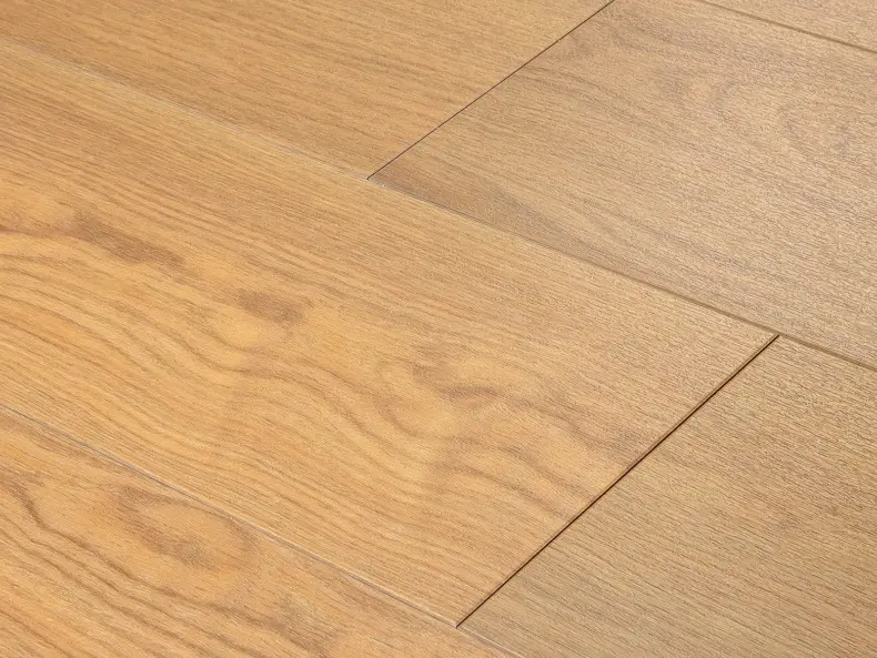 View of Spacia Pale Ash Wide Plank luxury vinyl tile by Amtico