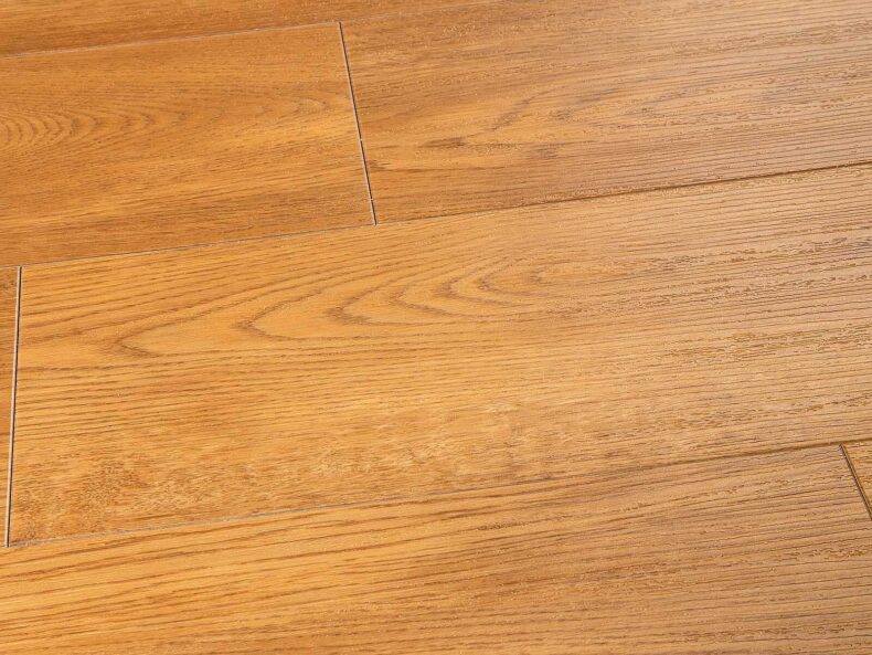 View of Spacia New England Oak Narrow Plank luxury vinyl tile by Amtico