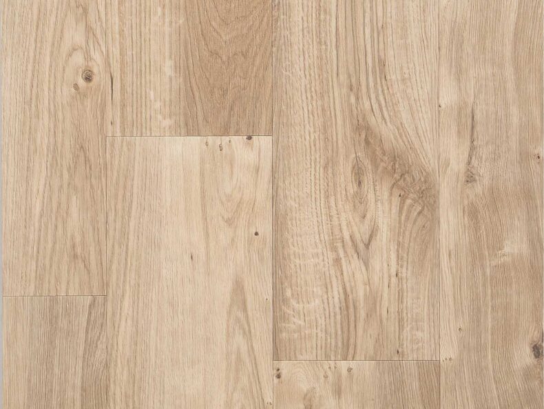 View of Spacia Sun Bleached Oak Narrow Plank luxury vinyl tile by Amtico