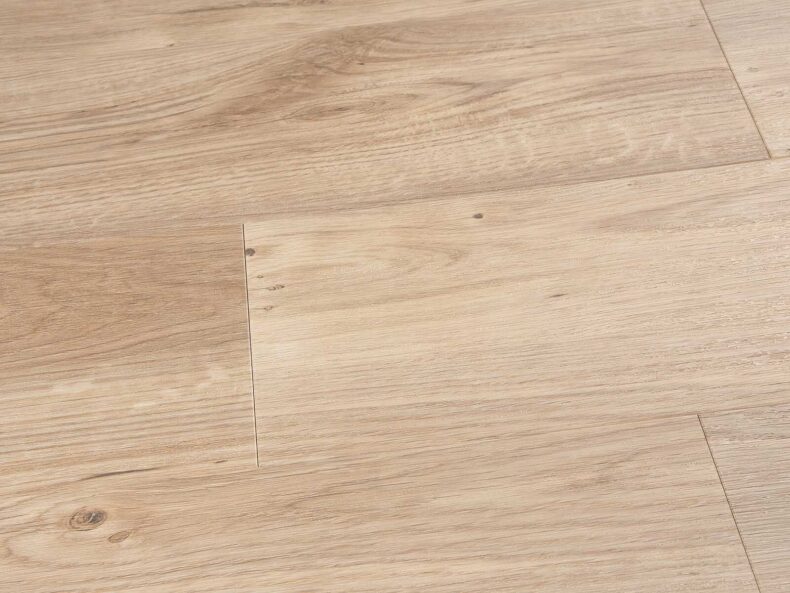 View of Spacia Sun Bleached Oak Narrow Plank luxury vinyl tile by Amtico