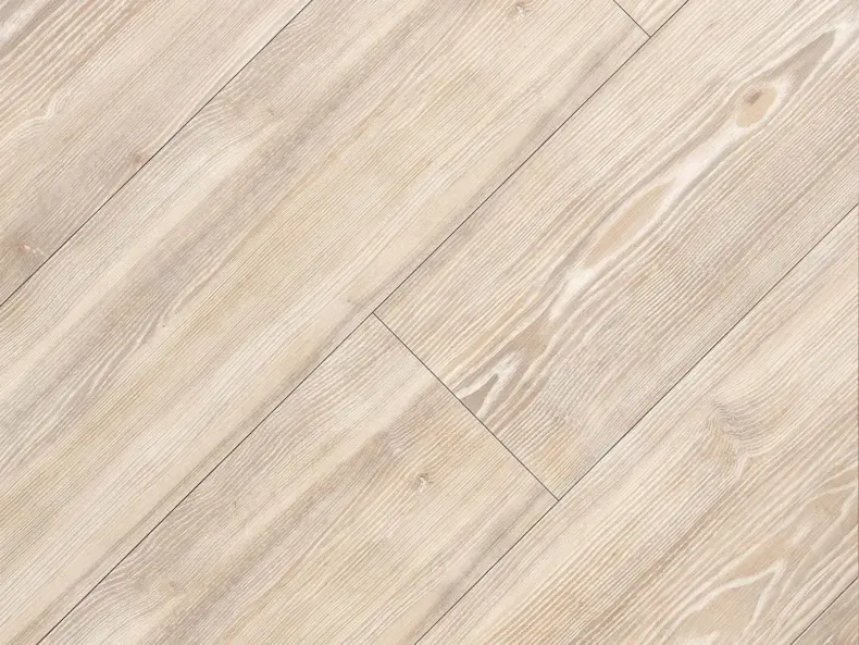View of Spacia White Ash Narrow Plank luxury vinyl tile by Amtico