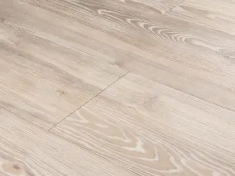 View of Spacia White Ash Wide Plank luxury vinyl tile by Amtico