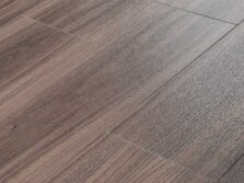 View of Spacia Dusky Walnut Narrow Plank luxury vinyl tile by Amtico
