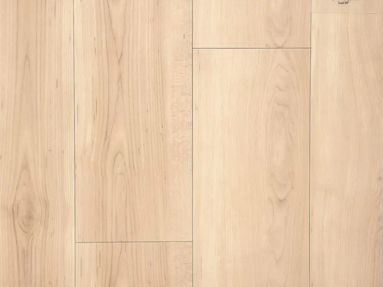 View of Spacia White Maple Wide Plank luxury vinyl tile by Amtico