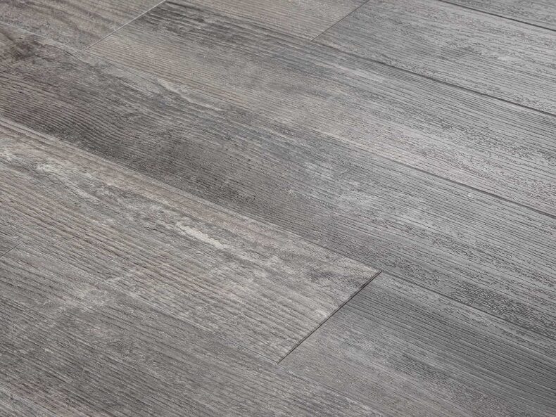 View of Spacia Drift Pine Wide Plank luxury vinyl tile by Amtico
