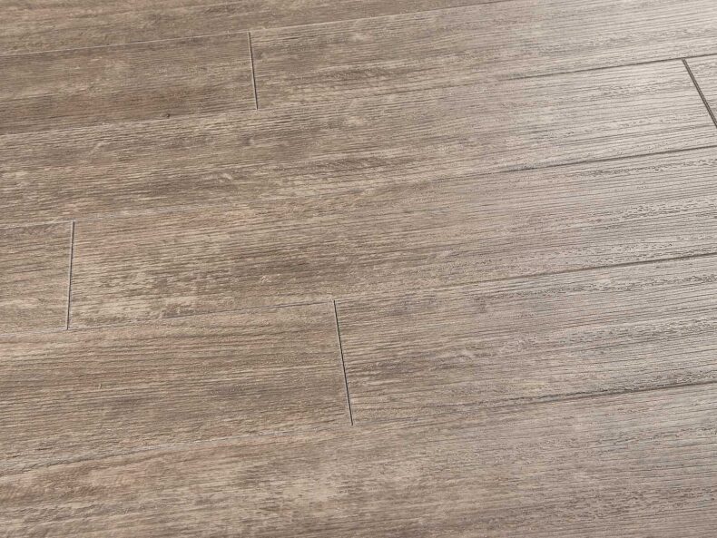 View of Spacia Coastal Pine Narrow Plank luxury vinyl tile by Amtico