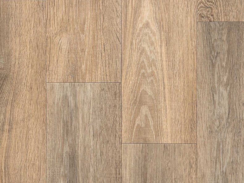 View of Spacia Hampton Oak Narrow Plank luxury vinyl tile by Amtico